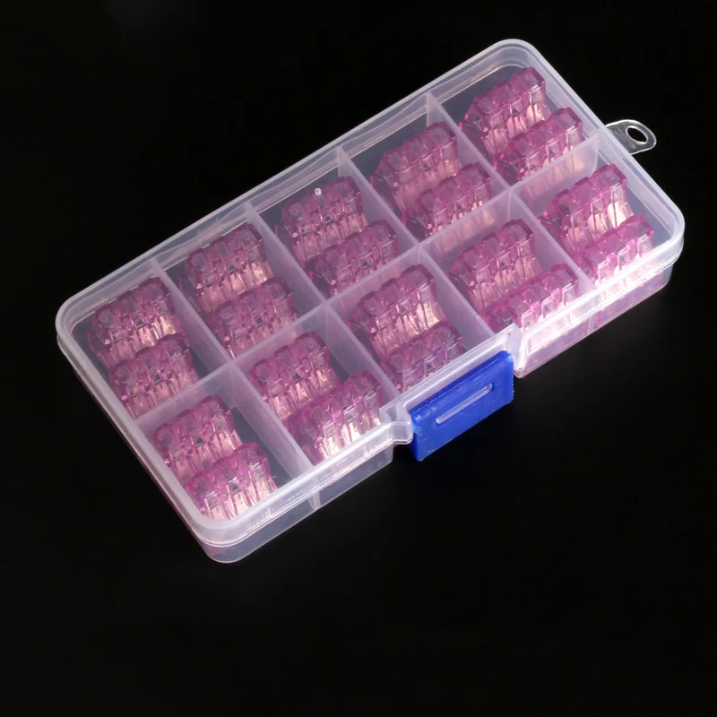 Quick Coupling Universal 20pcs Transparent Block Push Wire
