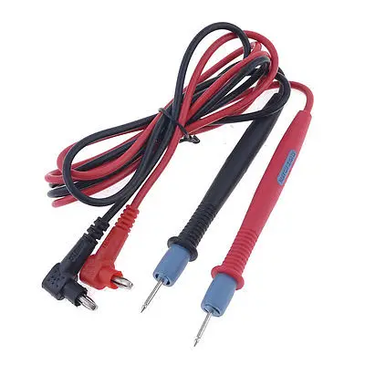 

2 x 115cm Length Plugs Multimeters Meter Probe Test Leads Red Black