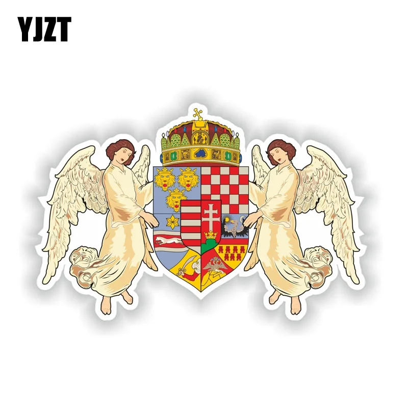 

YJZT 15.5CM*10CM Personality Hungary Coat Of Arms Decal Window Car Sticker Accessories 6-1947