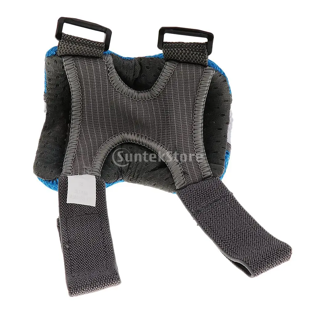 6 Pieces Kids Boy Girl Glow in the Dark Elbow Wrist Knee Pad Protector for Roller Skating Bike Scooter Cycling Skateboard