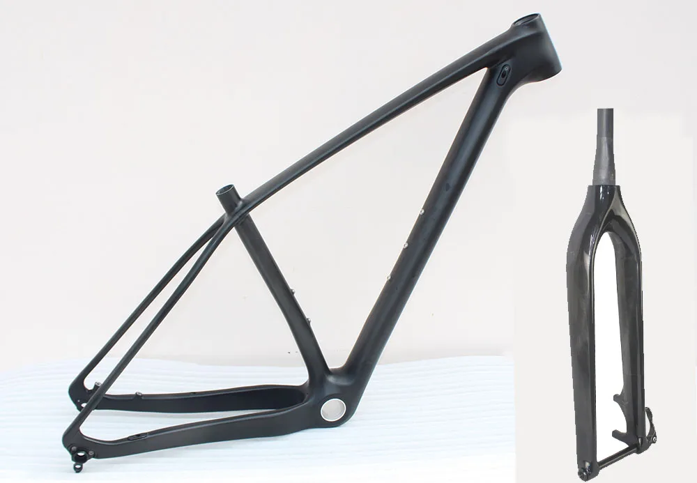 

2016 Chinese super light full carbon MTB carbon frame mountain bike 29ER MTB carbon frame with Rigid Fork 110X15 Disc Brake 29ER