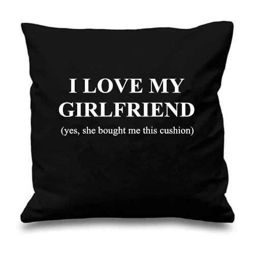 Funny Boyfriend Gift I Love My Friend Cushion Cover Novelty Funny Boyfriend Gift I Love My Friend Cushion Cover Novelty Throw Pillow Case Quote Valentine Day