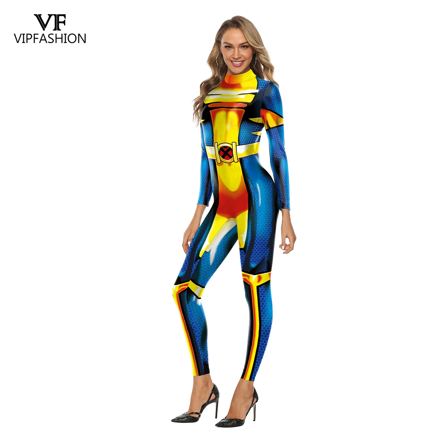 VIP FASHION DC Justice League cosplay боди черный Феникс X-мужская команда Супермен 3D Комиксы Печатный костюм супергероя