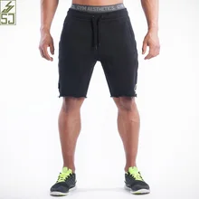 SJ мужские короткие штаны хлопковые шорты для бодибилдинга мужские летние