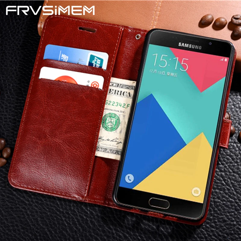 

FRVSIMEM Leather Phone Case For Samsung Galaxy S3 S4 S5 S6 S7 edge S8 Plus Note 8 Note8 Flip Wallet Case Cover