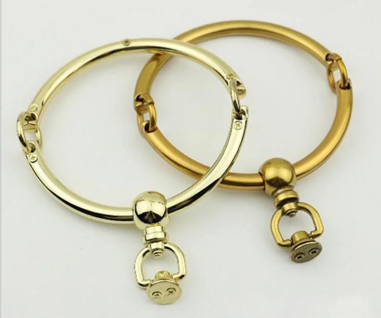 

10pcs/lot Luggage hardware accessories DIY bag accessories Light gold bag Hold metal arm in arm handle