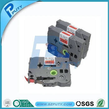 

Laminated Compatible for Brother Label Maker Tape 12mm*8m Black on Red Tz Tze-431 TZ-431