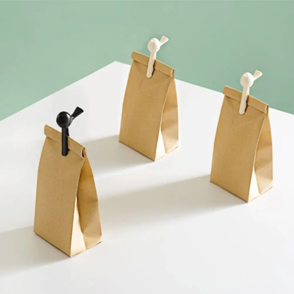 2 шт./компл. сумка зажимы для пакетов полезные подушечки с птицами размером Форма Еда Влагонепроницаемый мешок для хранения Зажимы для пакетов помощник милые пакеты для ланча зажимы для пакетов
