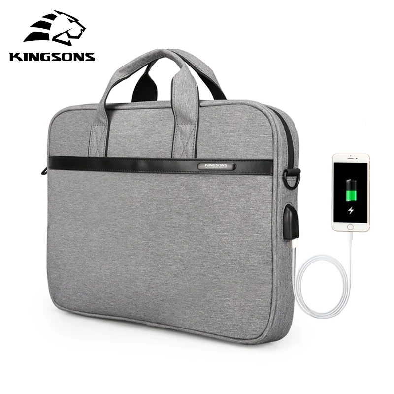 

KINGSONS 2018 New Brand Laptop Case 11 ", 12", 13 ", 14", 15 "bag Messenger Bag Sleeve for Business Travel Tote Bags for Women