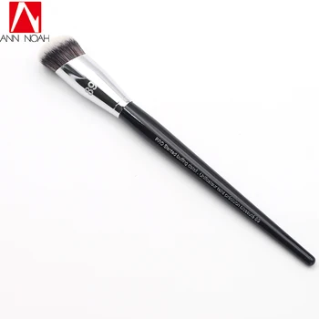 

Professional Black Long Wood Handle Synthetic Fiber No.89 Detail Pro Slanted Makeup Finish Buffing Brush