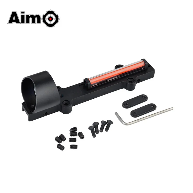 

Tactical fiber red circle dot sight rifle scpoe Red/Green Fiber Optics 1x 28 Collimator Dot Holographic Sight Target Range