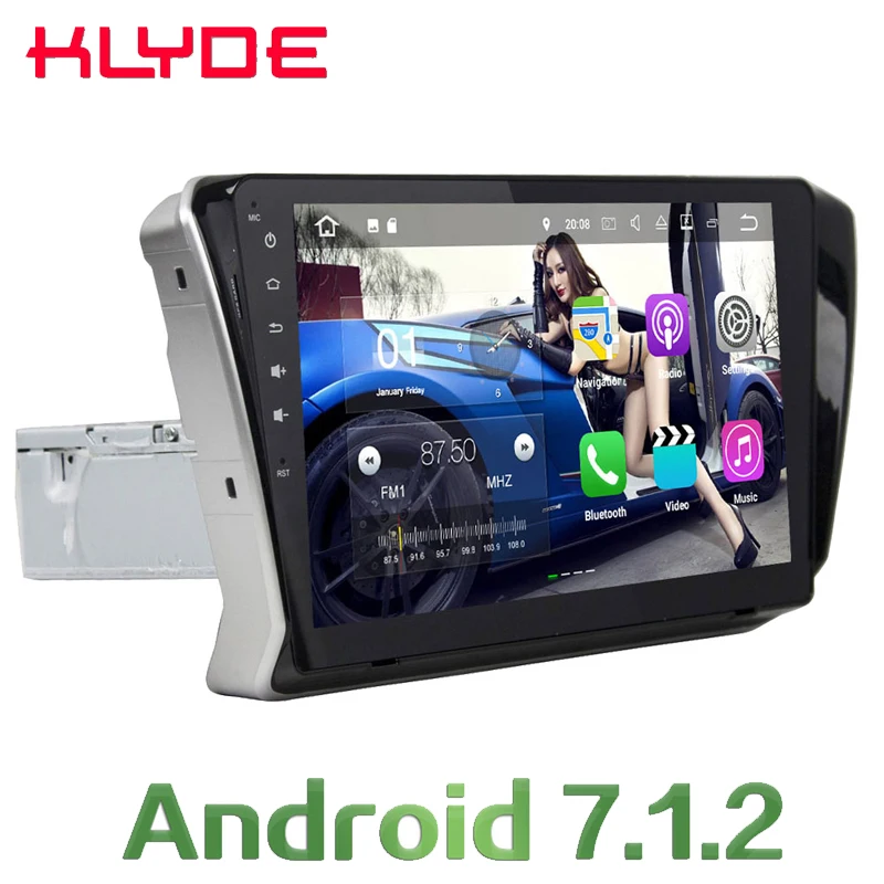 

KLYDE Quad Core 2GB RAM 16GB ROM Android 7.1.2 1Din Car Radio FM Mp3 Player Stereo Audio for Skoda Superb 2015