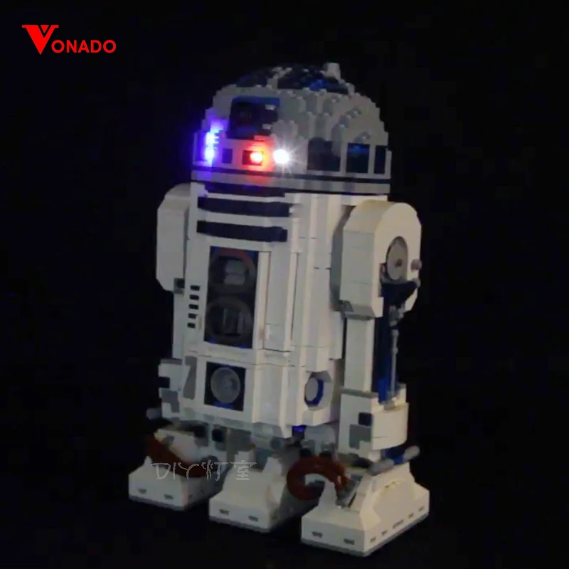 Набор светодиодных ламп для Lego 10225 05043 star wars lego R2 D2 Робот строительные блоки