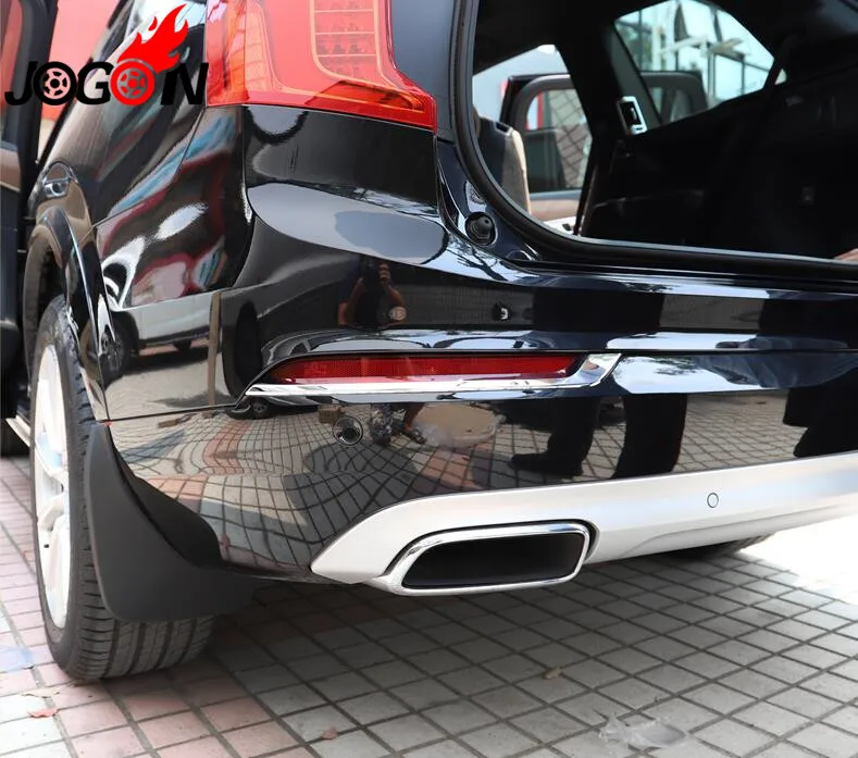 Car Rear Fog Light Lamp Stripe Cover For Volvo XC90 2016 2017 2018 ABS Chrome