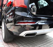 Для VOLVO XC90 2016 2017 2018 2019 Серебряный ABS Chrome Хвост сзади Туман свет лампы Крышка отделка 2 шт./компл.