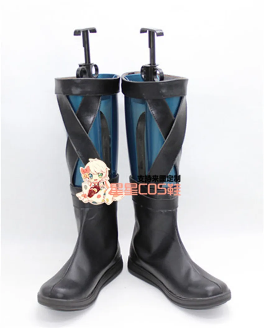 Черные туфли для косплея на Хэллоуин взрослых Saint Seiya Shaka X002|boots boots|boots blackboots cosplay |