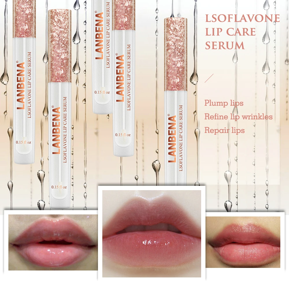LANBENA Lsoflavone сыворотка для ухода за губами 2 шт. маска губ эластичность увеличение