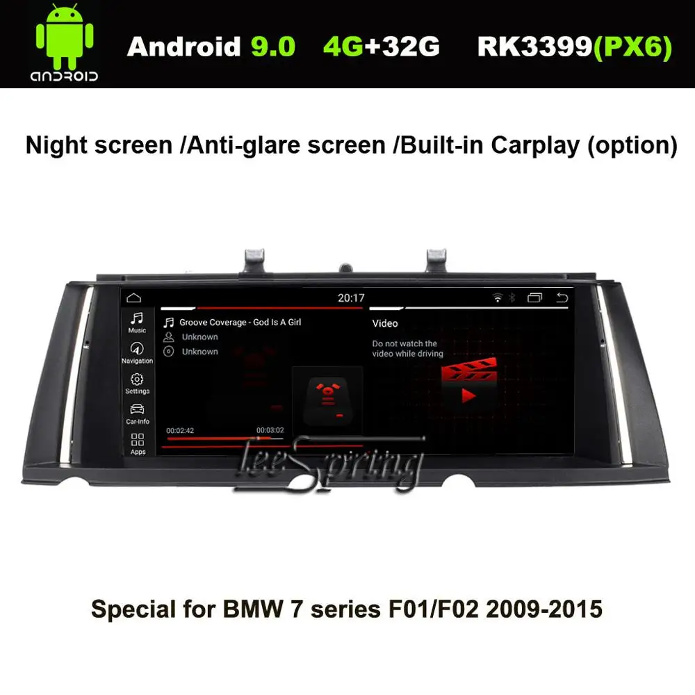 

10.25 inch IPS Screen Android 9.0 Car GPS Navigation for BMW 7 Series F01 F02 (2009-2015 NBT or CIC Option)