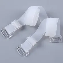 Для женщин 1,5 см широкие регулируемые силиконовые лямки бюстгальтера Нескользящие невидимый бюстгальтер с плечевыми ремешками Пластик пряжки крюк расширители аксессуары