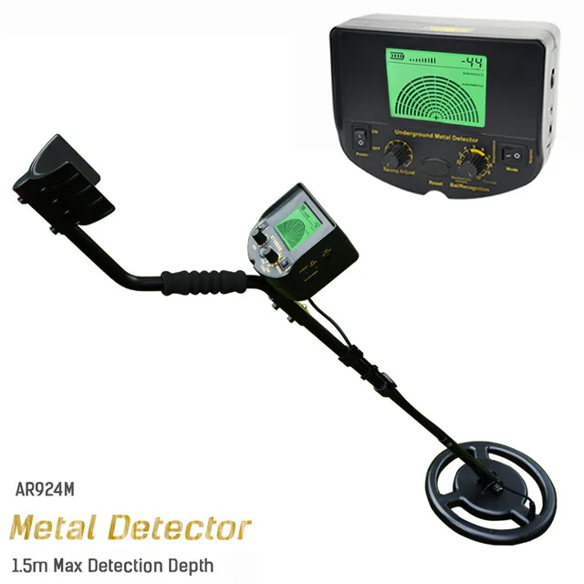 Rechargeable AR924M Underground metal detector for gold digger treasure