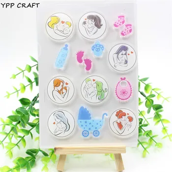 

YPP CRAFT Baby Transparent Clear Silicone Stamps for DIY Scrapbooking Planner/Card Making/Kids Crafts Decoration Supplies 967