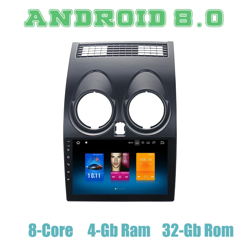 

Octa core px5 Android 8.0 car GPS radio player for Nissan Qashqai 2008-2014 with 4+32G wifi 4g usb auto Multimedia