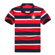 Брендовая полосатая рубашка поло размера плюс 5XL 6XL 7XL 8XL, обхват груди 155 см, мужская хлопковая короткая рубашка поло с вышивкой, брендовая мужская рубашка Поло большого размера XXL XXXL 4XL