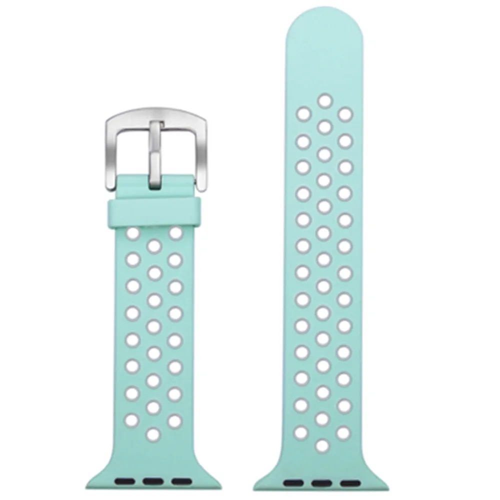 

CRESTED Silicone Strap For Apple Watch Band 42mm 38mm Sport bands Iwatch series 3 2 1 Wrist Bracelet Watchband belt Accessories