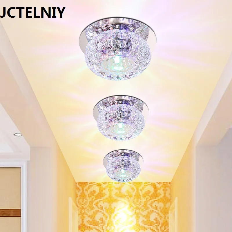 

5W Crystal LED Ceiling Lights Aisle lights corridor Entrance hall lamp Ceiling Living room lamp lighting LED Ceiling Lights