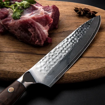 

Chef Knives Damascus Steel Knife Kitchen 8.5inch Professional 67 Layers VG10 Steel Knives Japanese Slicing Cleaver Cooking Tool