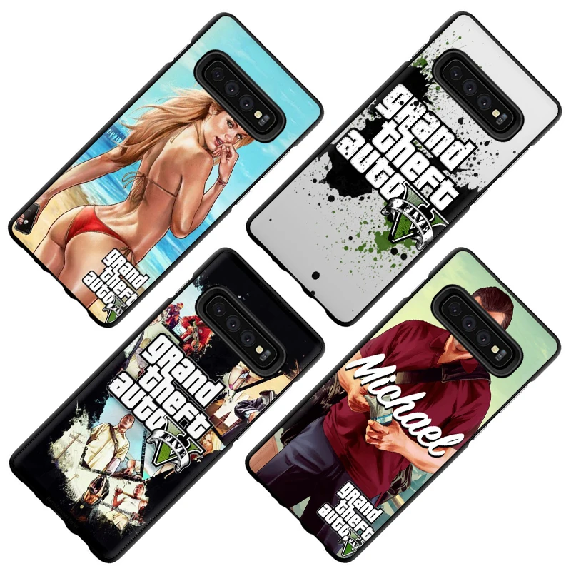 GTA 5 Grand Theft мягкий чехол для телефона samsung Galaxy M10 20 30 S6 7 Edge S8 9 10 Plus Note8 9