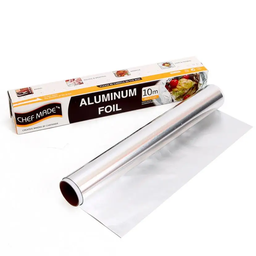 30CM x12M Sliver Aluminium Foil Kitchen Catering Tin BBQ Food Baking