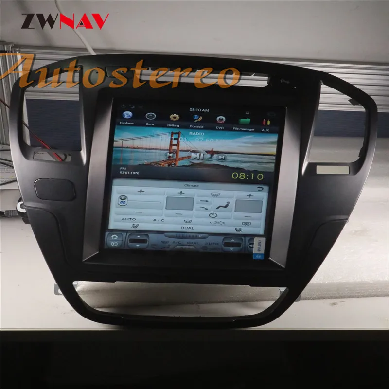 Perfect ZWNAV Android 8.1 4GB+64GB Car GPS Radio No DVD Player Navigation For Opel Insignia Vauxhall Holden CD300 CD400 Stereo Headunit 6