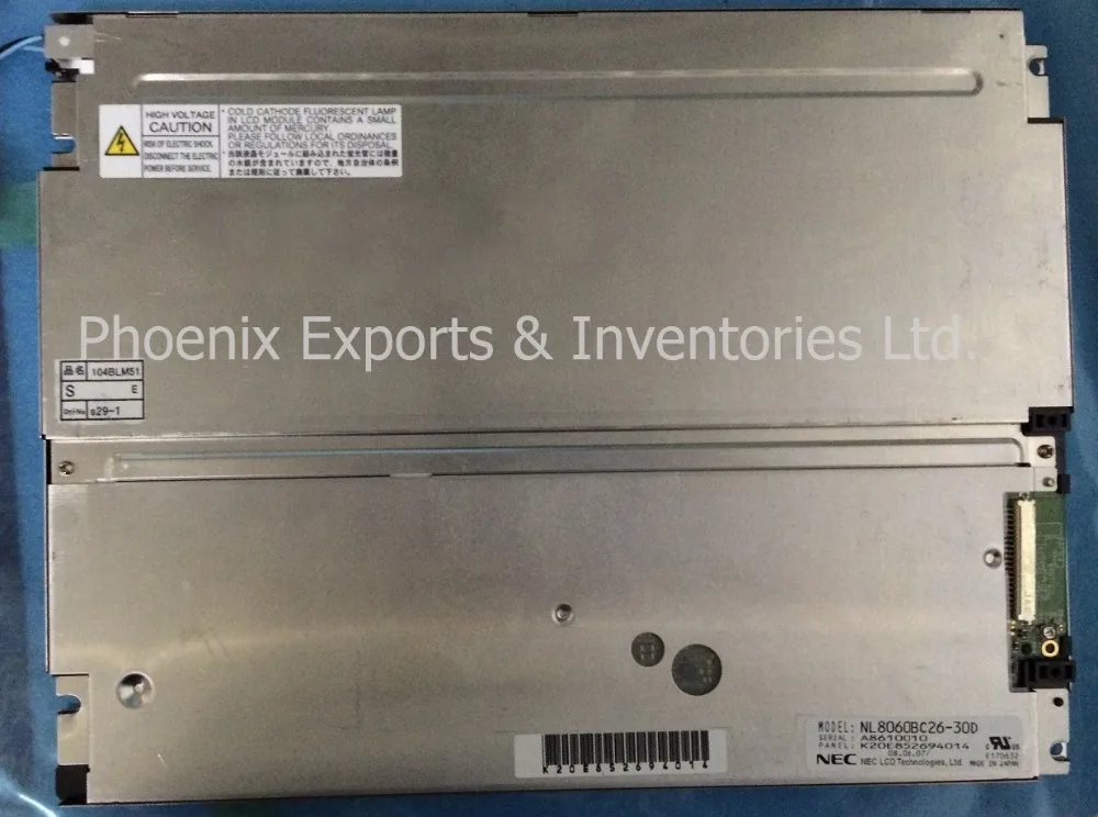 Nl8060bc26-30d 10.4" Lcd Display Panel Nl8060bc26 30d 1208 - Lcd ...