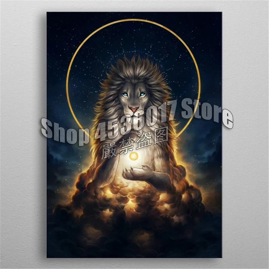 

Animals 5d Diy Diamond Painting Cross Stitch Diamond Embroidery Soulkeeper lion Diamond Mosaic Home Decor Full Rhinestone Gifts