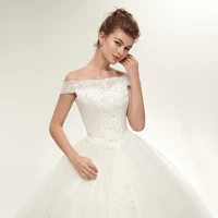 Fansmile Vestidos de Noivas Princess Bride Dress Wedding Dresses 2022 Train Plus Size Customized Lace Ball Bridal Gowns FSM-121T - Image 5