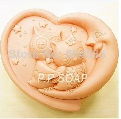 Новая силиконовая форма для мыла любителей совы DIY формы ручной работы|silicone soap