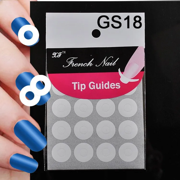 Etiqueta do Unha Cyv + Sg10 Packs Dicas Guia Manicure Francês Unha Arte Forma Franja Guias Adesivo Faça Você Mesmo Estêncil 18 Estilos - 02 03 018 100 x 23 High Quality Beleza e saúde