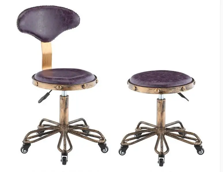 Hairdressing big stool. Beauty chair. Master stool. Nail embroidery stool.