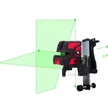 LND самонивелирующийся 2 линии 5 точек 1V1H зеленый лазерный уровень