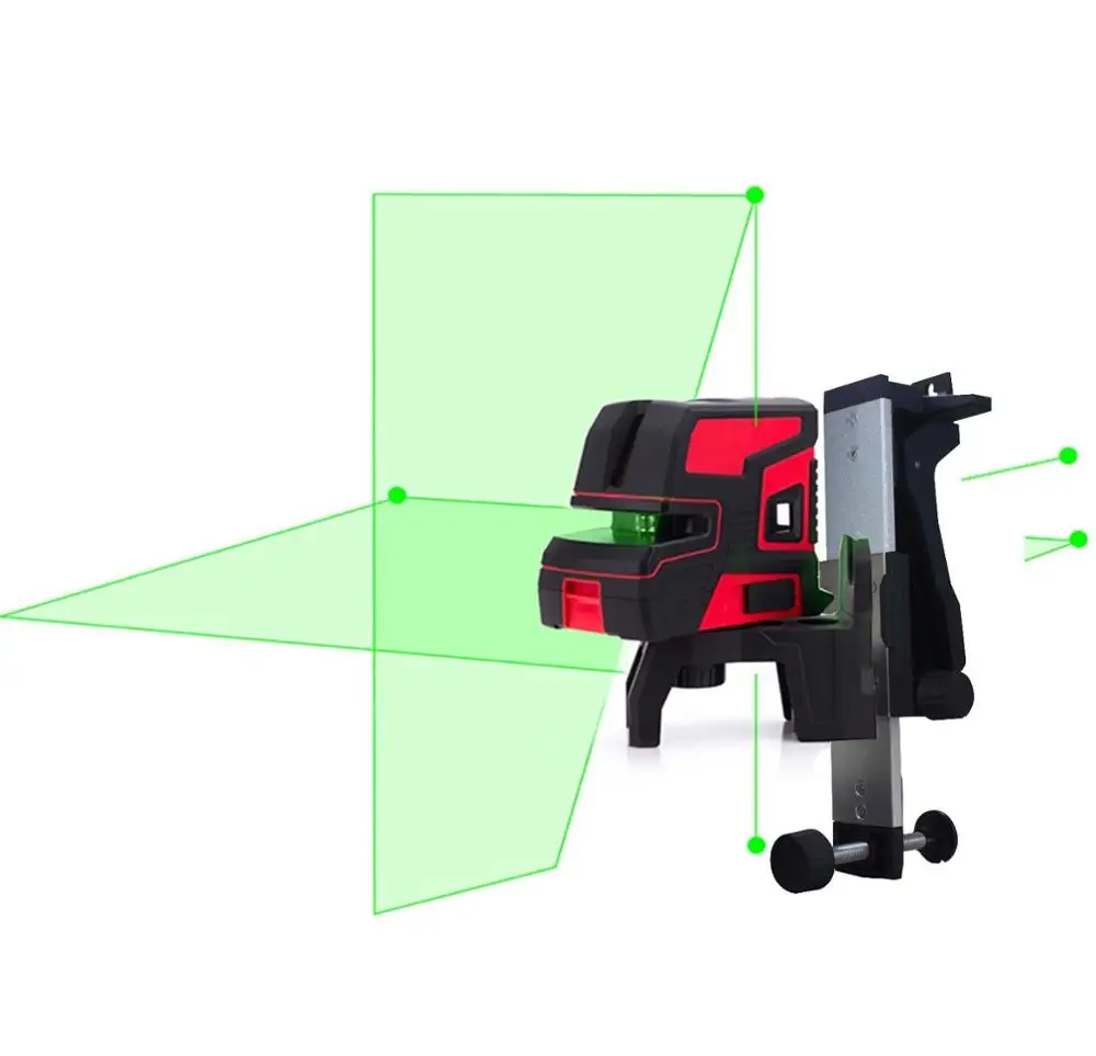 

NEW LND Self Leveling 2 Line 5 Point 1V1H Green Laser Level