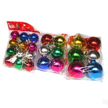 6/12pcs Christmas Tree Decor Ball Bauble Xmas Party Hanging Ball Ornament Pendants for Home Christmas Decorations Gifts