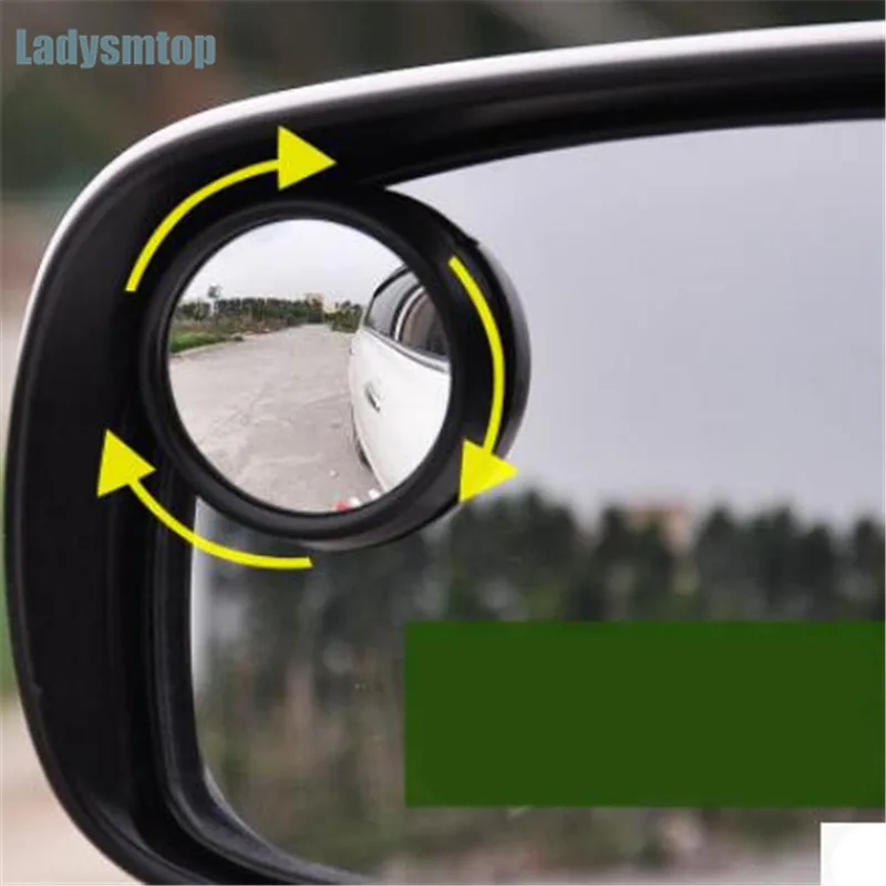 Us 1 89 5 Off Ladysmtop 2pcs High Definition Adjustable Auto Car Rearview Mirror 360 Degree Safety Wide Angle Blind Spot Mirror For All Car In