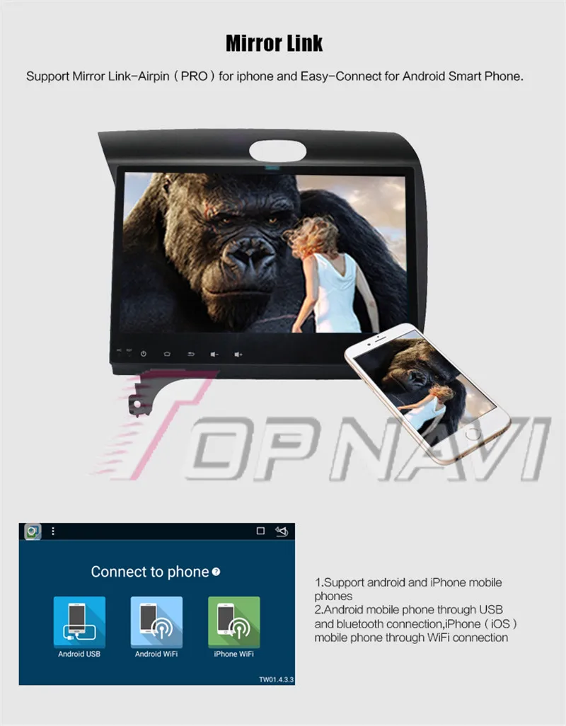 car radio 2 din For KIA K3 2016