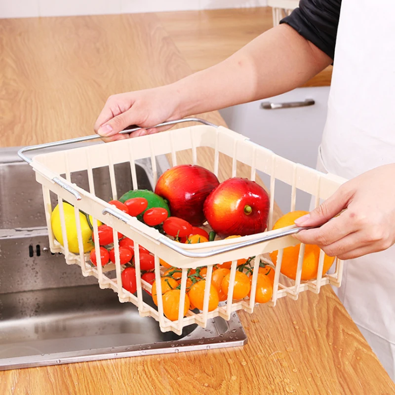 Кухонная корзинка для хранения, органайзер для овощей и фруктов, сушилка для мытья посуды, сушилка для тарелок, корзина, кухонные аксессуары
