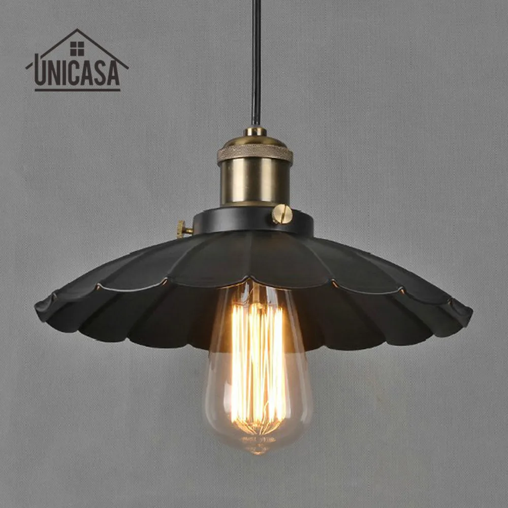 Moderne pendelleuchten antiken schmiedeeisernen leuchten vintage schwarz metall küche insel büro geschäft wohnzimmer led lampe