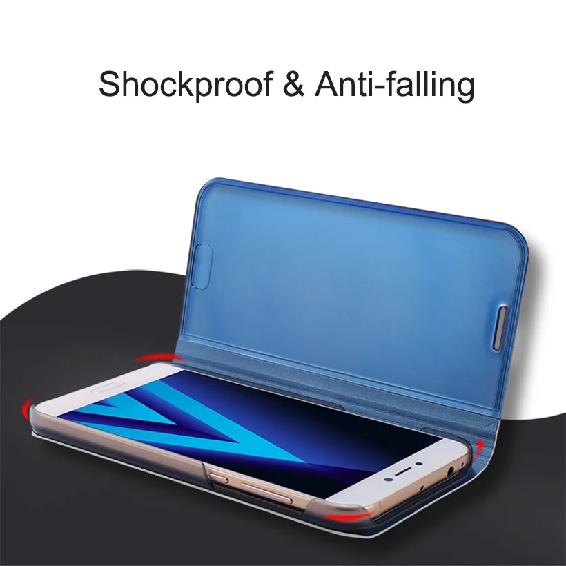 Зеркальный рамочный чехол для samsung J4 J6 плюс 2018 A3 A5 A6 A7 A8 A9 J2 J3 J5 J7 J8 Prime 2016 2017 A6s