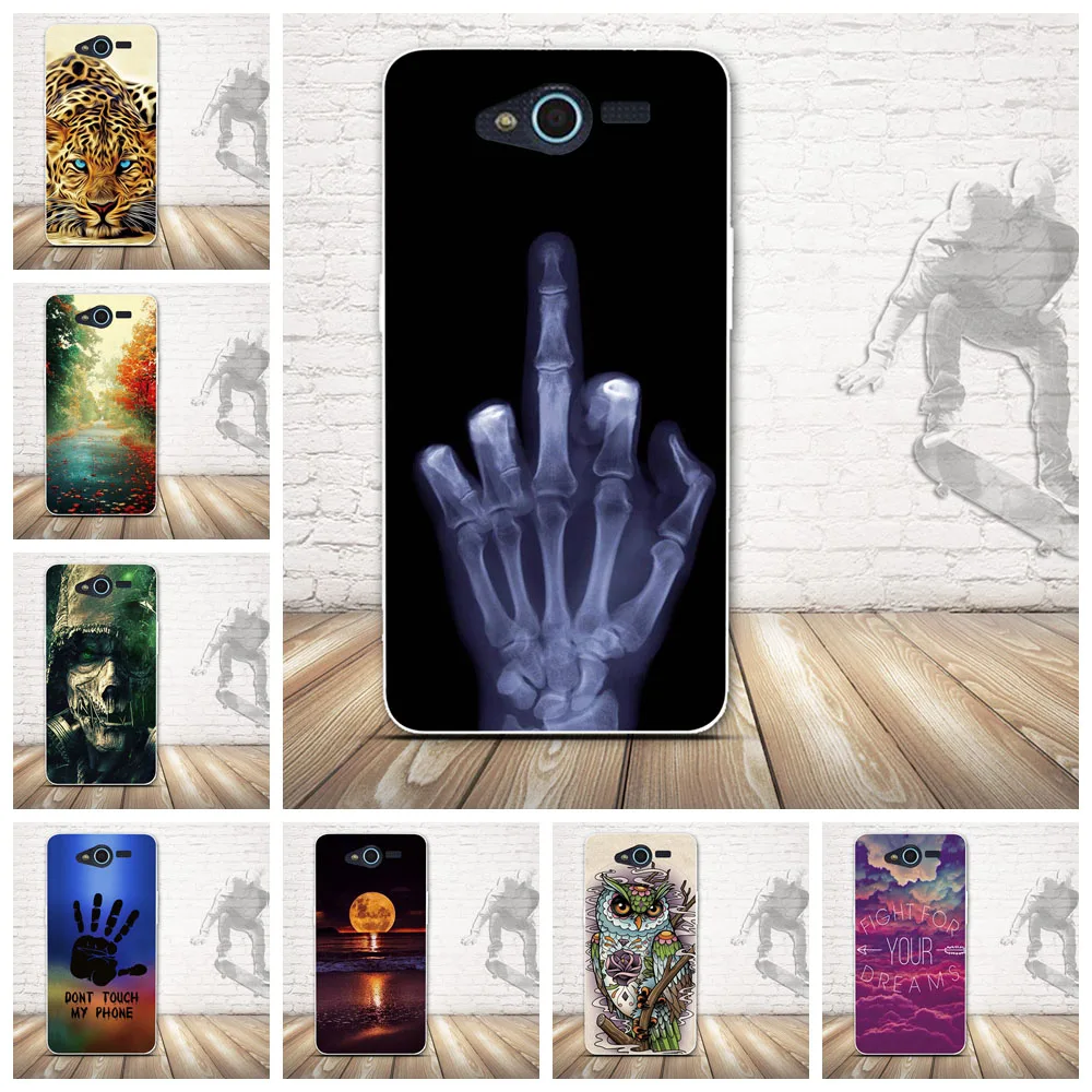Чехол для ZTE Blade L3 Мягкая силиконовая задняя накладка из ТПУ чехол роскошный 3D