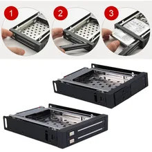 2016 Newest 2-Bay SATA Serial Internal Enclosure Rack For 2.5 inch Hard Drive Disk free shiping Drop Shipping