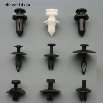 

shhworldsea 500pcs auto push type retainer bumper fascia push type retainer suction ventilation gille headlight bracket